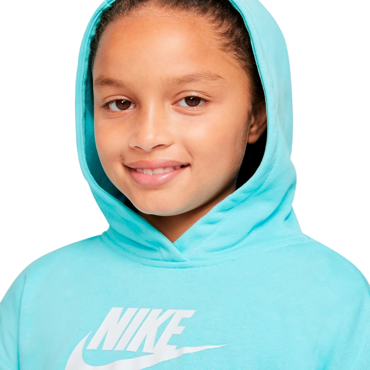 Толстовка Nike G NSW CLUB FT CROP HOODIE HBR